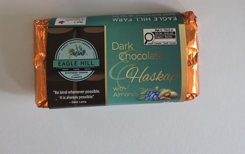 Chocolate with Haskap and Almond